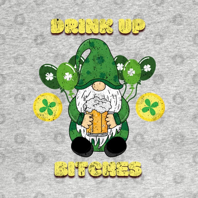 Drink up st patricks by Draw One Last Breath Horror 